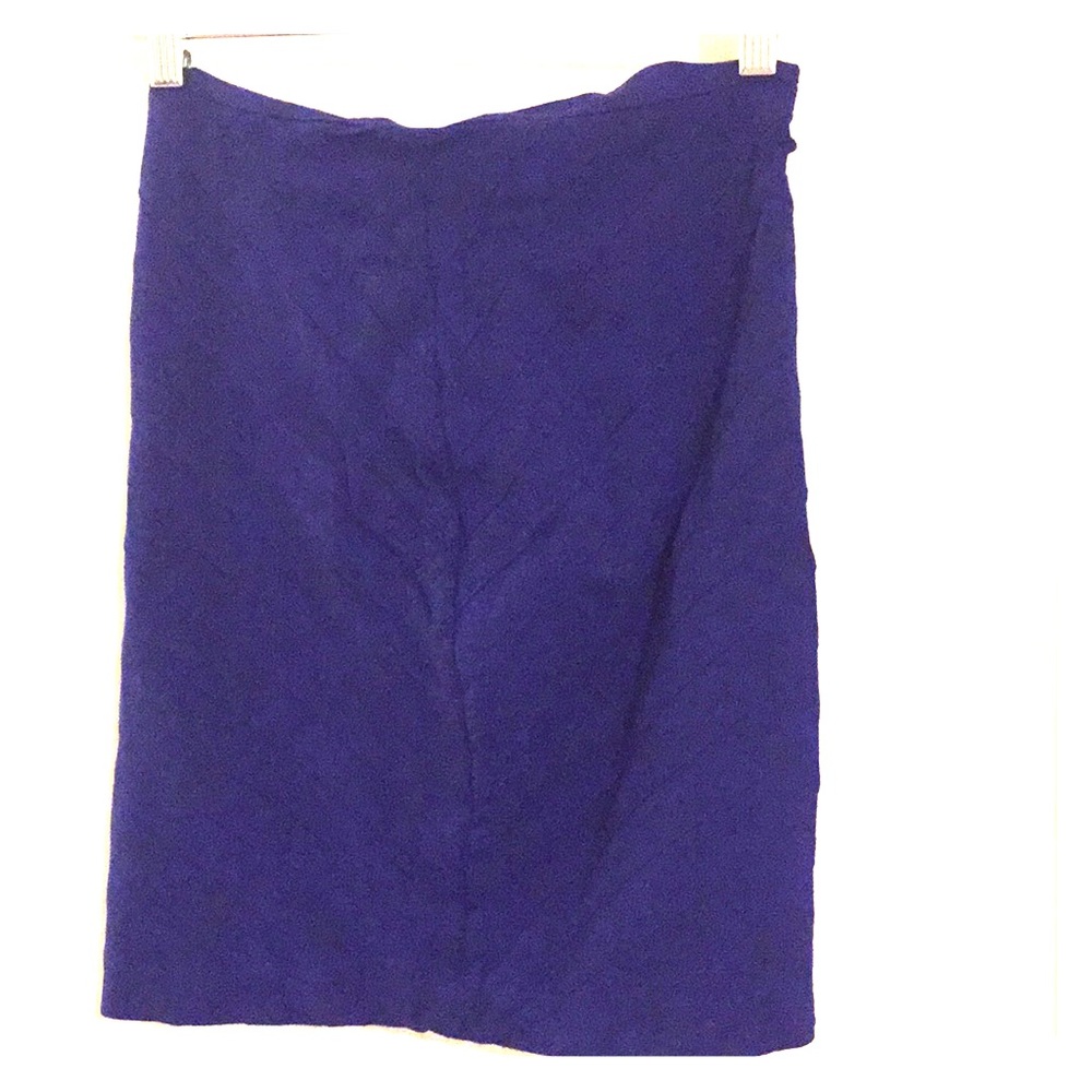 Blue stretchy skirt